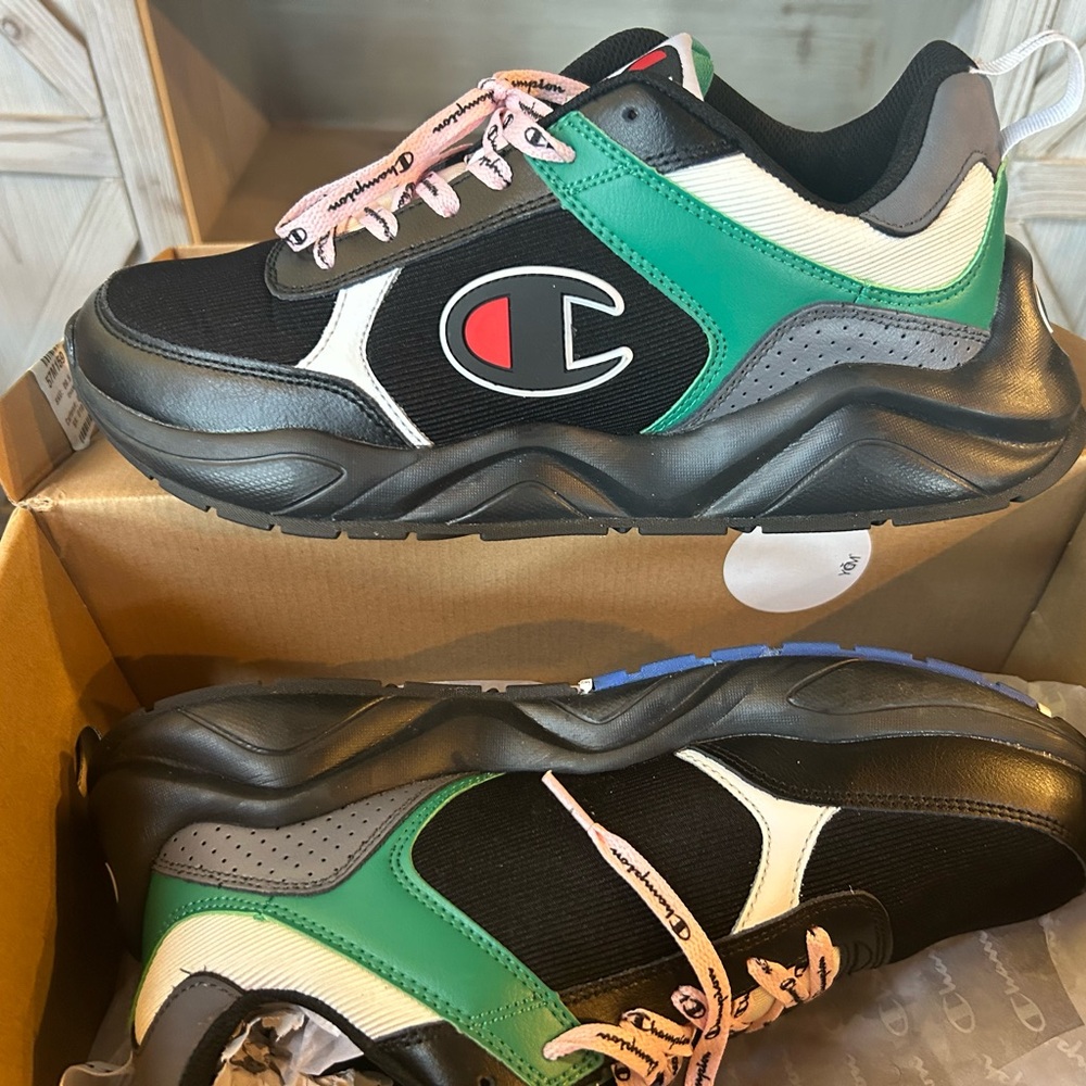 Champion Pink and Blue Sneakers Modern Comfort - Picture 3 of 5